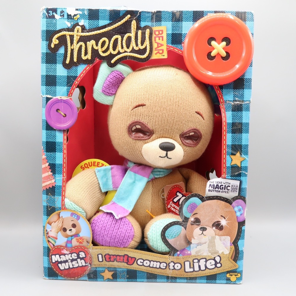 Thready Bear Creepy Comes to Life eyes show emotion by Moose 2022 Gothic Scary